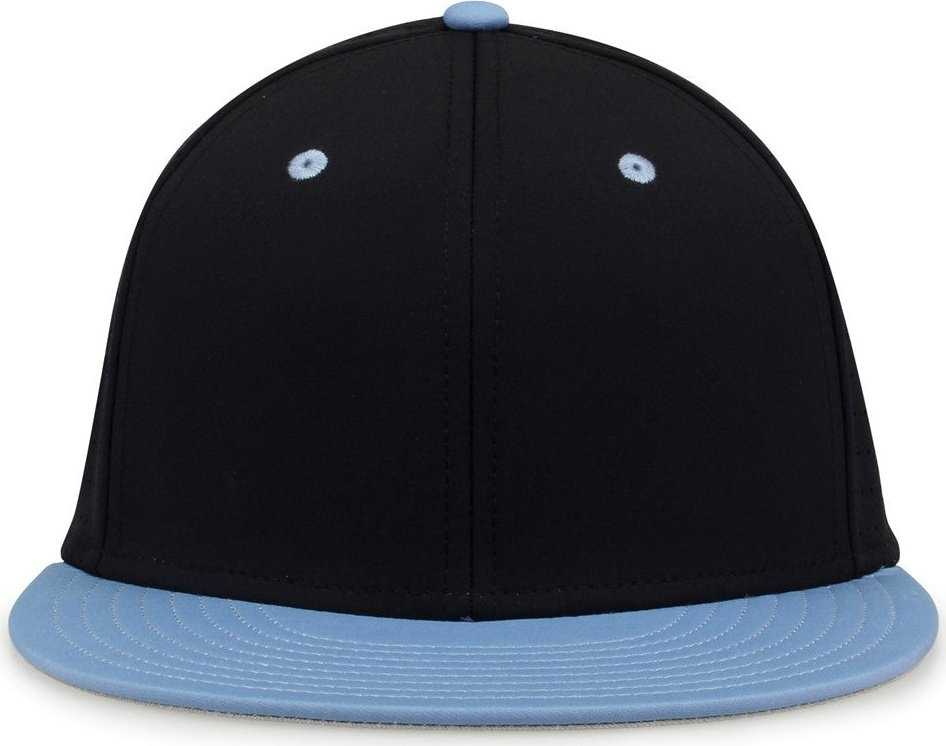 The Game GB998 Perforated GameChanger Cap - Black Columbia Blue - HIT a Double - 2
