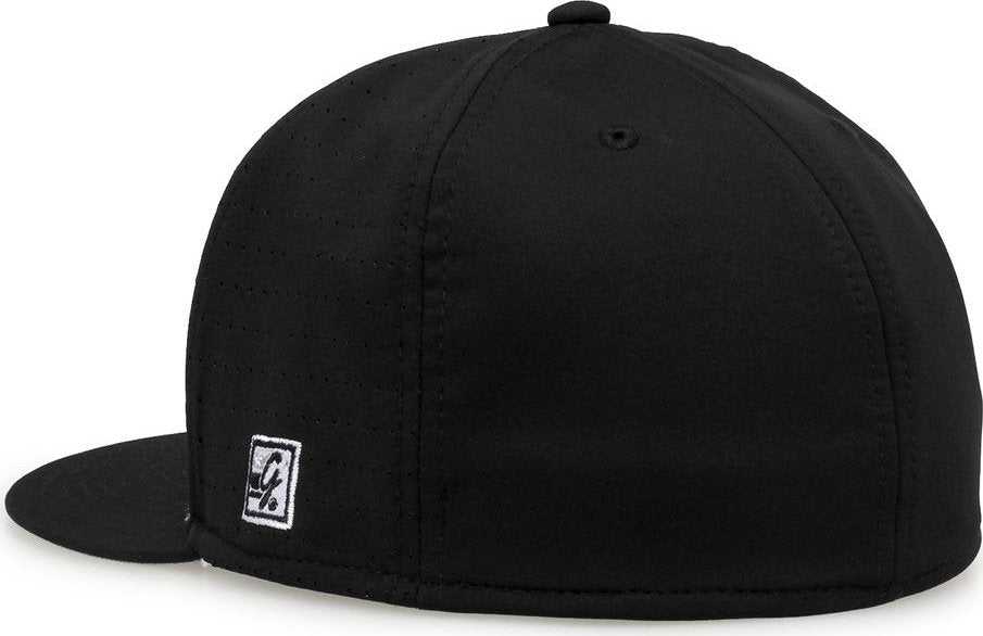 The Game GB998 Perforated GameChanger Cap - Black Gray - HIT a Double - 3