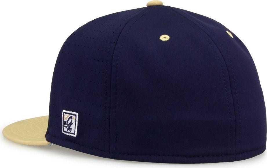 The Game GB998 Perforated GameChanger Cap - Navy Vegas Gold - HIT a Double - 3