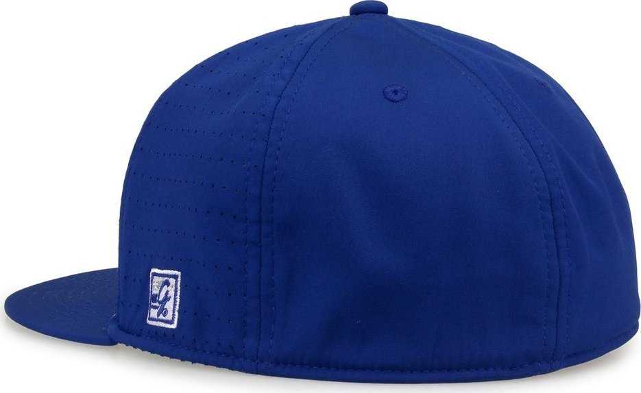 The Game GB998 Perforated GameChanger Cap - Royal Gray - HIT a Double - 3