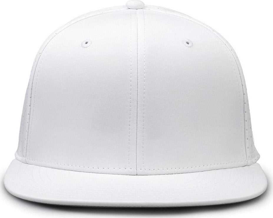 The Game GB998 Perforated GameChanger Cap - White - HIT a Double - 2