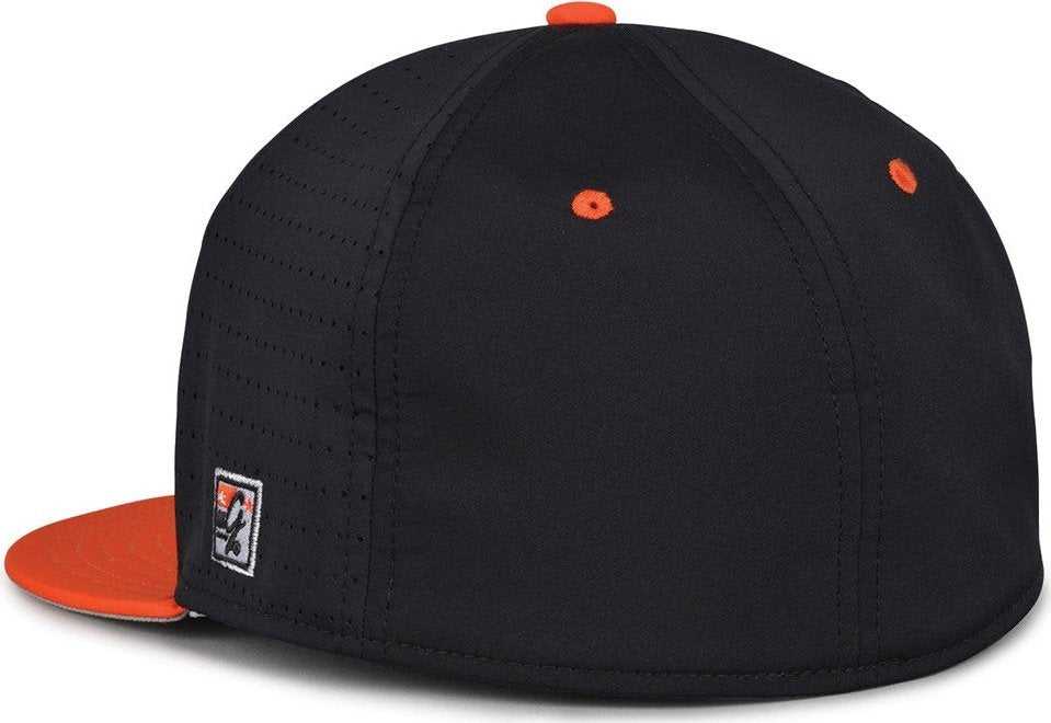 The Game GB999 Low Pro Perforated GameChanger Cap - Black Orange - HIT a Double - 3