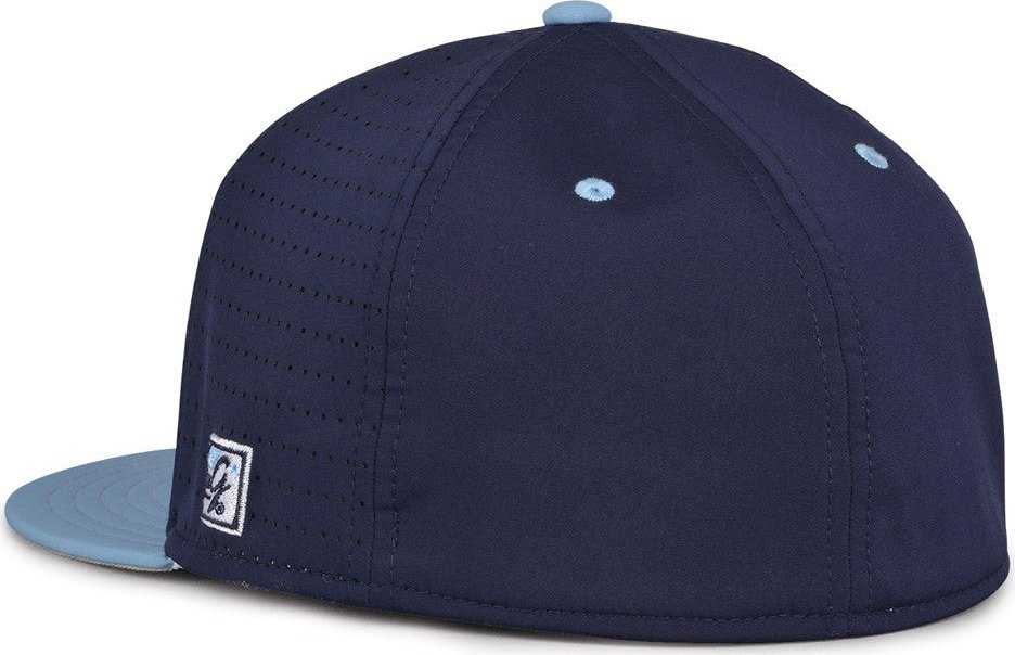 The Game GB999 Low Pro Perforated GameChanger Cap - Navy Columbia Blue - HIT a Double - 3