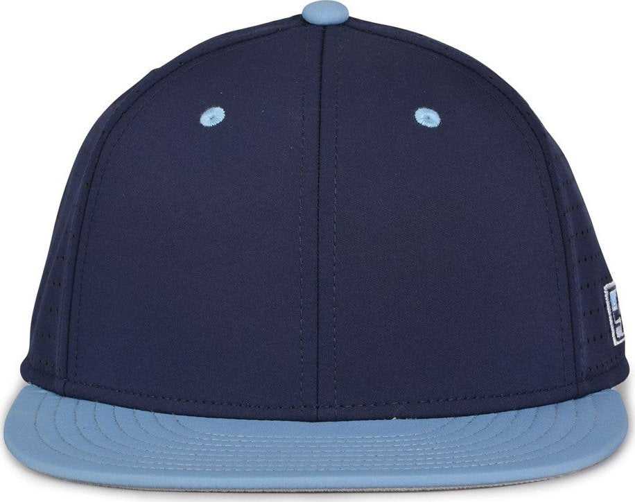 The Game GB999 Low Pro Perforated GameChanger Cap - Navy Columbia Blue - HIT a Double - 2