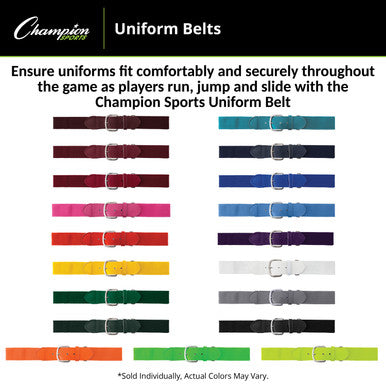 Champion Sports UB Uniform Belt Adult - Ea