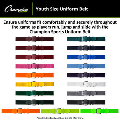 Champion Sports UBY Uniform Belt Youth - Ea