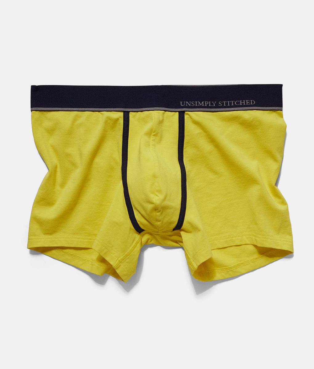 Unsimply Stitched Solid Trunk