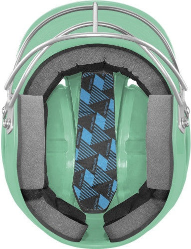 Easton Alpha Fastpitch Batting Helmet with Softball Mask - Mint Green