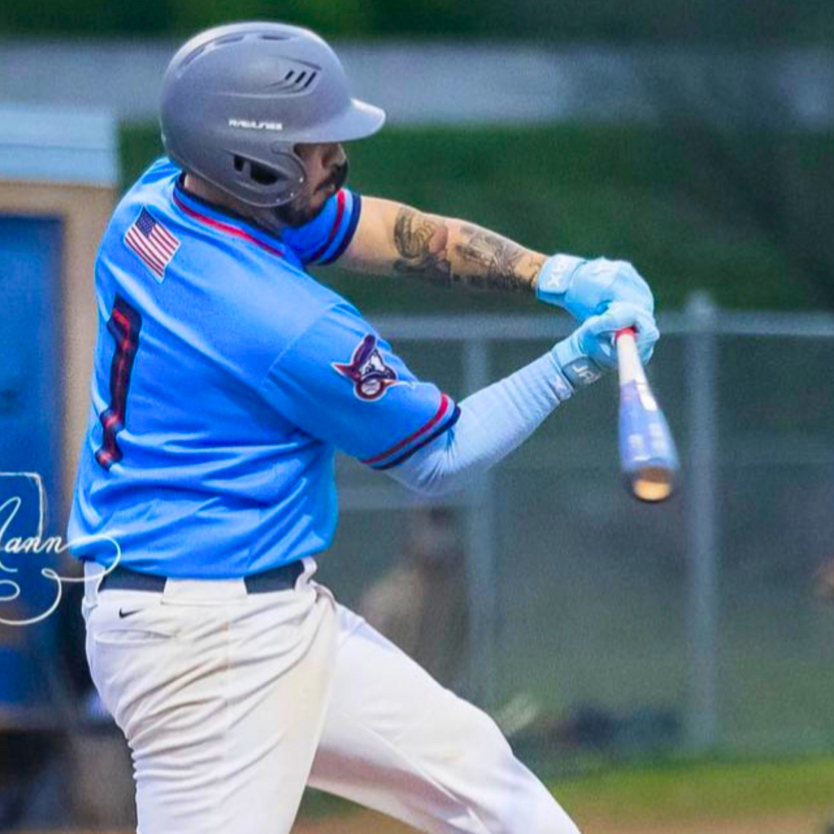 Jax Pro Cuff Batting Gloves - Baby Blue