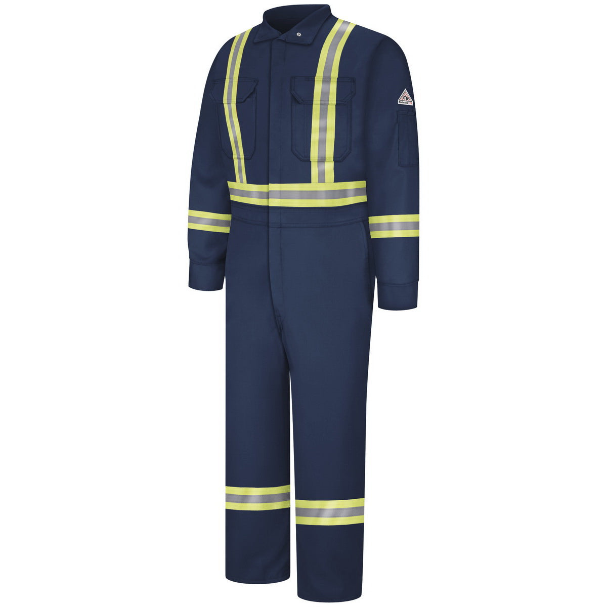 Bulwark CLBC Premium Coverall with CSA Compliant Reflective Trim - EXCEL FR® ComforTouch® - Navy