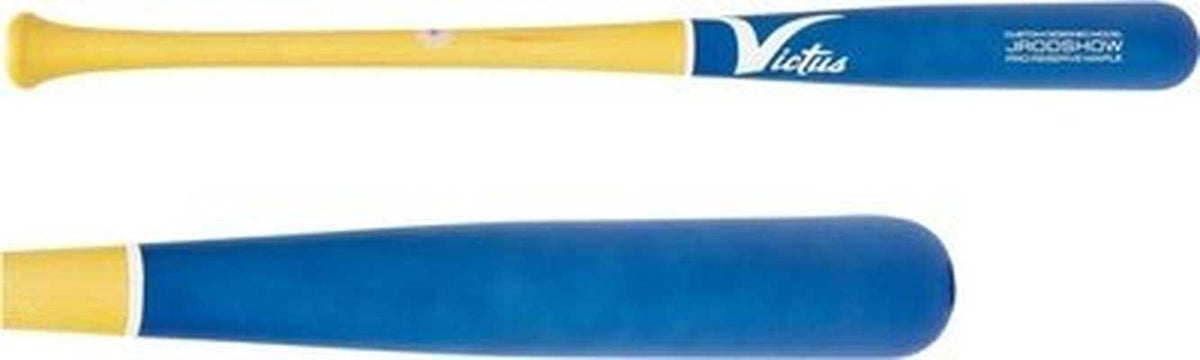 Victus JRODSHOW Pro Reserve Maple Bat - Yellow Royal - HIT a Double - 1