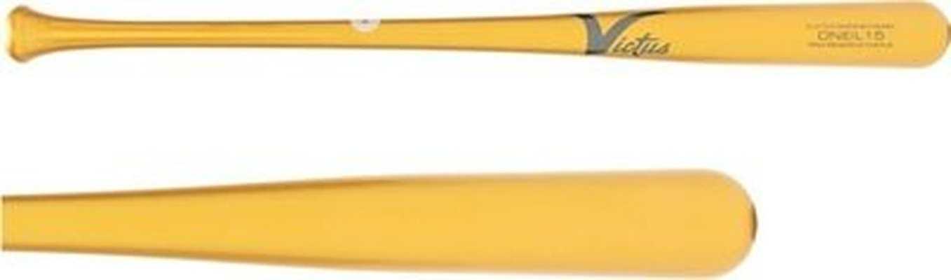 Victus ONEIL15 Pro Reserve Maple Bat - Gloss Gold - HIT a Double - 1