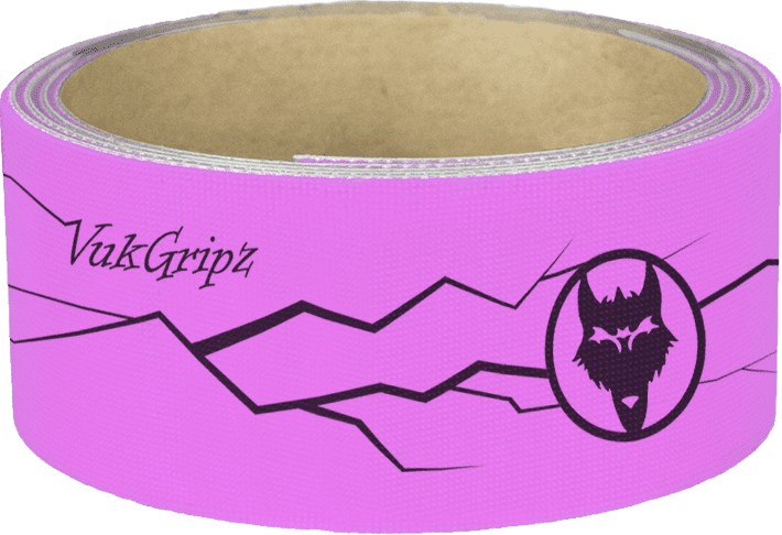 VukGripz Pulse Baseball Bat Grip Tape - Pink Black - HIT a Double - 1