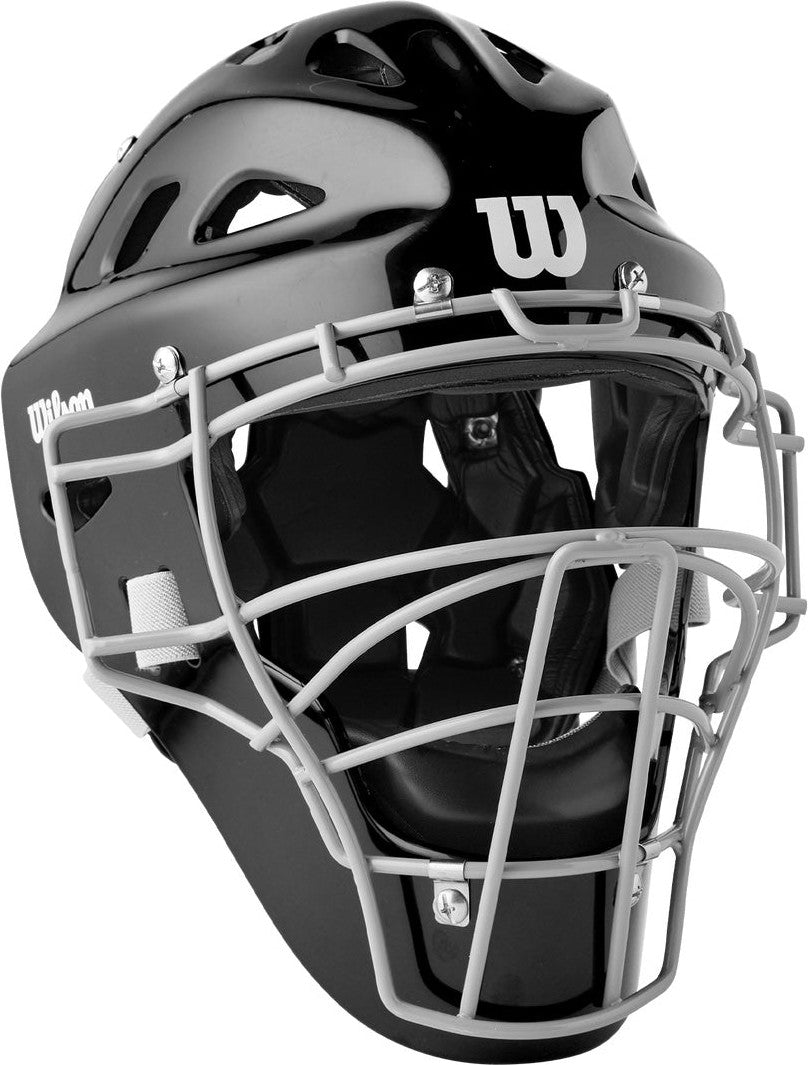 Wilson C200 Youth Baseball Catcher's Set - Black Orange - HIT a Double - 1