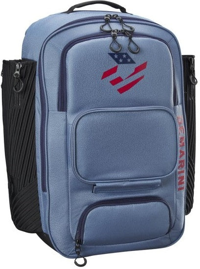 DeMarini Spectre Backpack - Element Navy Scarlet - HIT a Double - 1