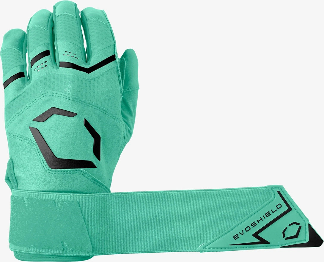 Evoshield Carbyne Youth Batting Glove with Strap - Seafoam- HIT aDouble - 4