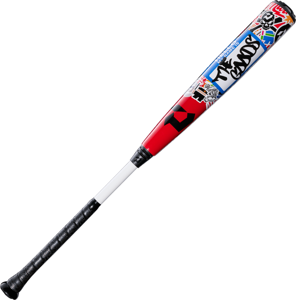 DeMarini 2026 The Goods Sticker Bomb (-3) BBCOR Baseball Bat WBD2653010 - Black Red