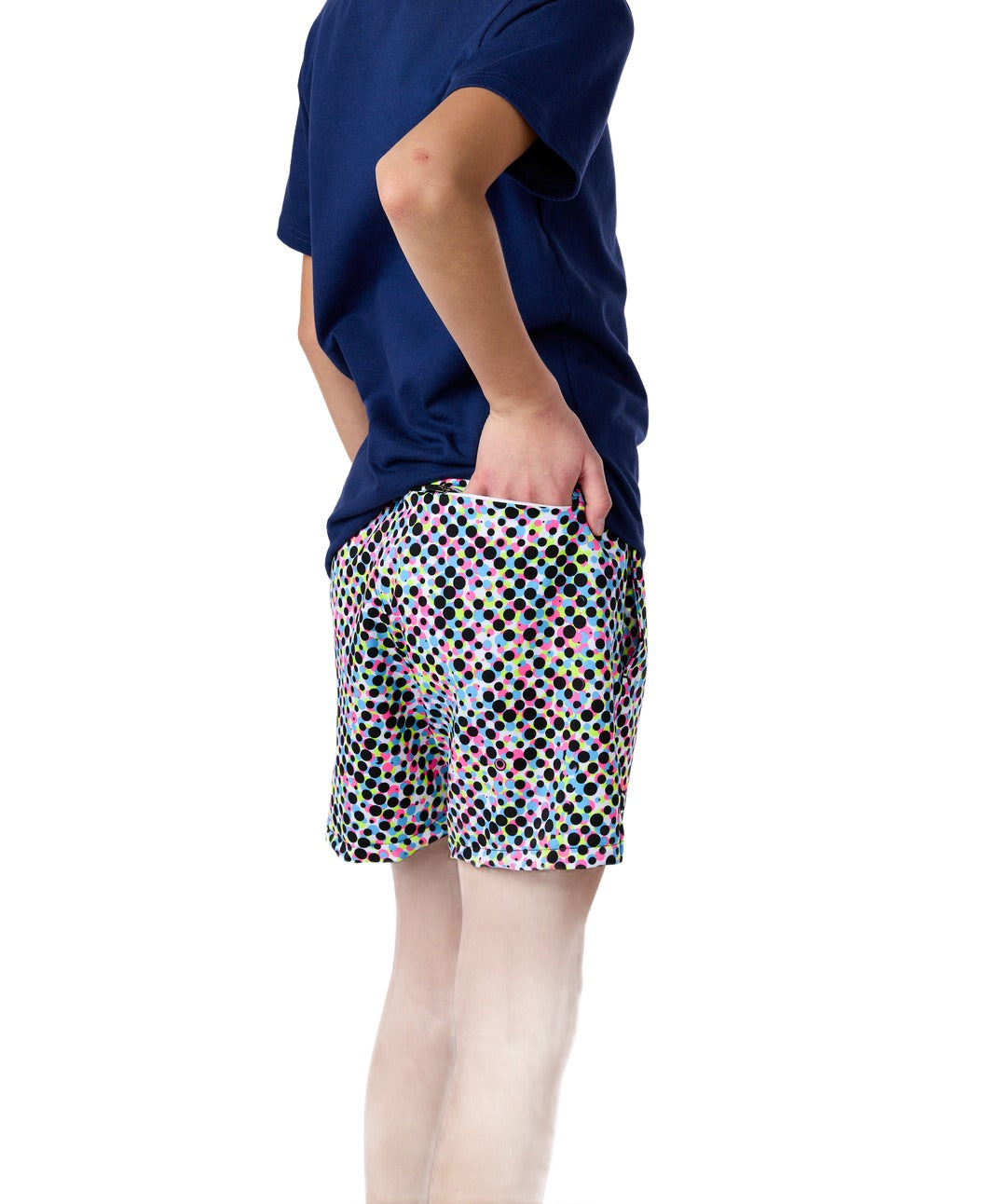Evoshield Youth Inkjet Blue Woven Shorts - worn