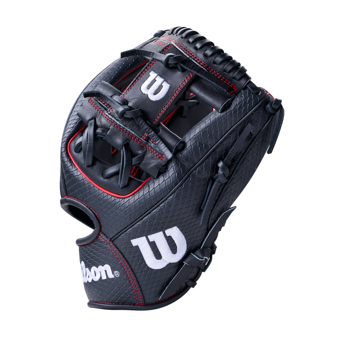 Wilson 2027 A1000 1975 11.75" Infield Baseball Glove WBG02601RT1975 - Black White