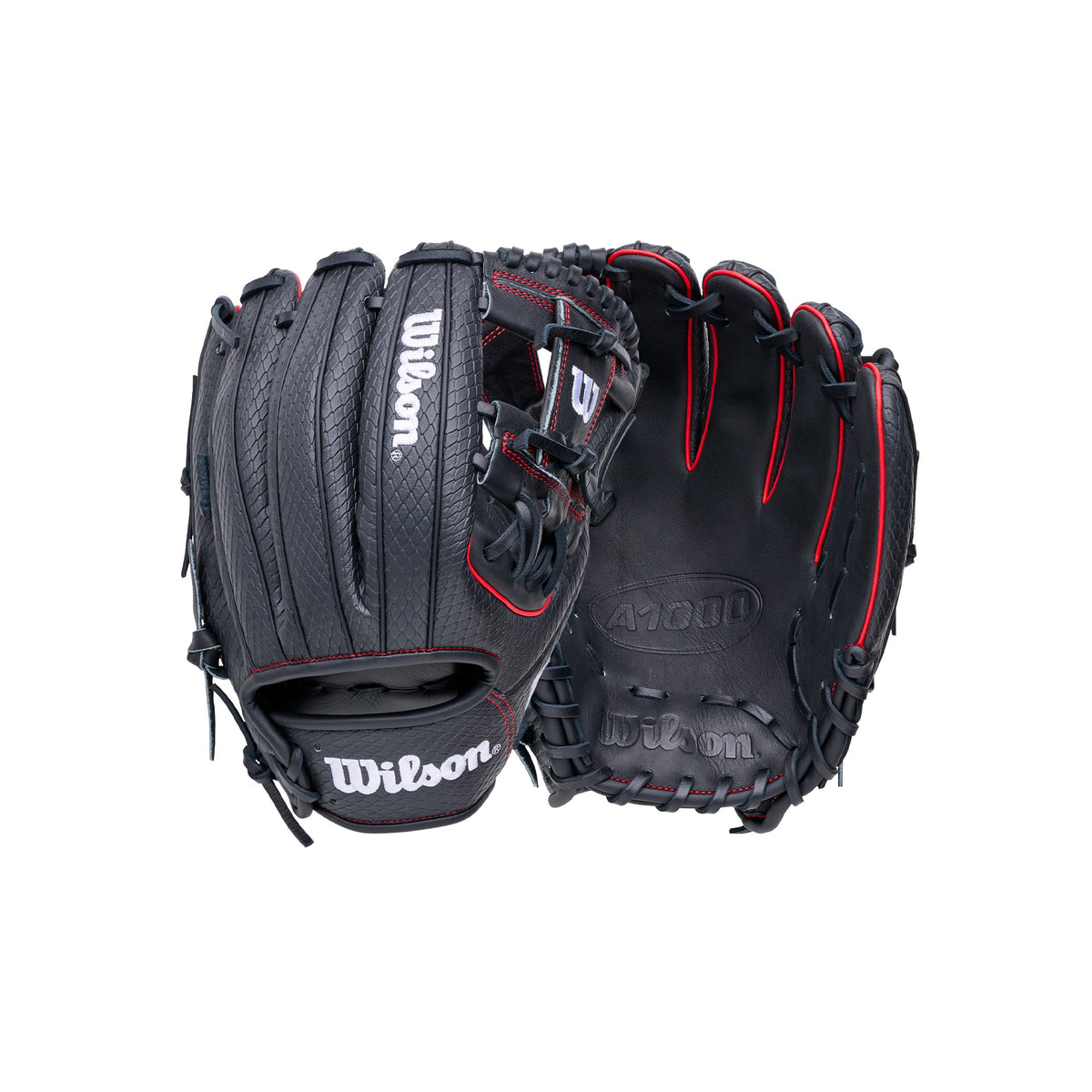 Wilson 2027 A1000 1975 11.75" Infield Baseball Glove WBG02601RT1975 - Black White