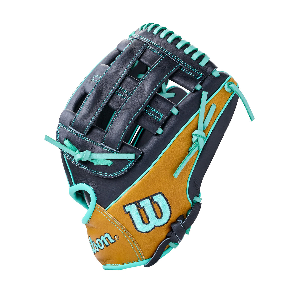 Wilson 2027 A1000 DW5 12.00" Infield Baseball Glove WBG02701RTDW5 - Black Tan