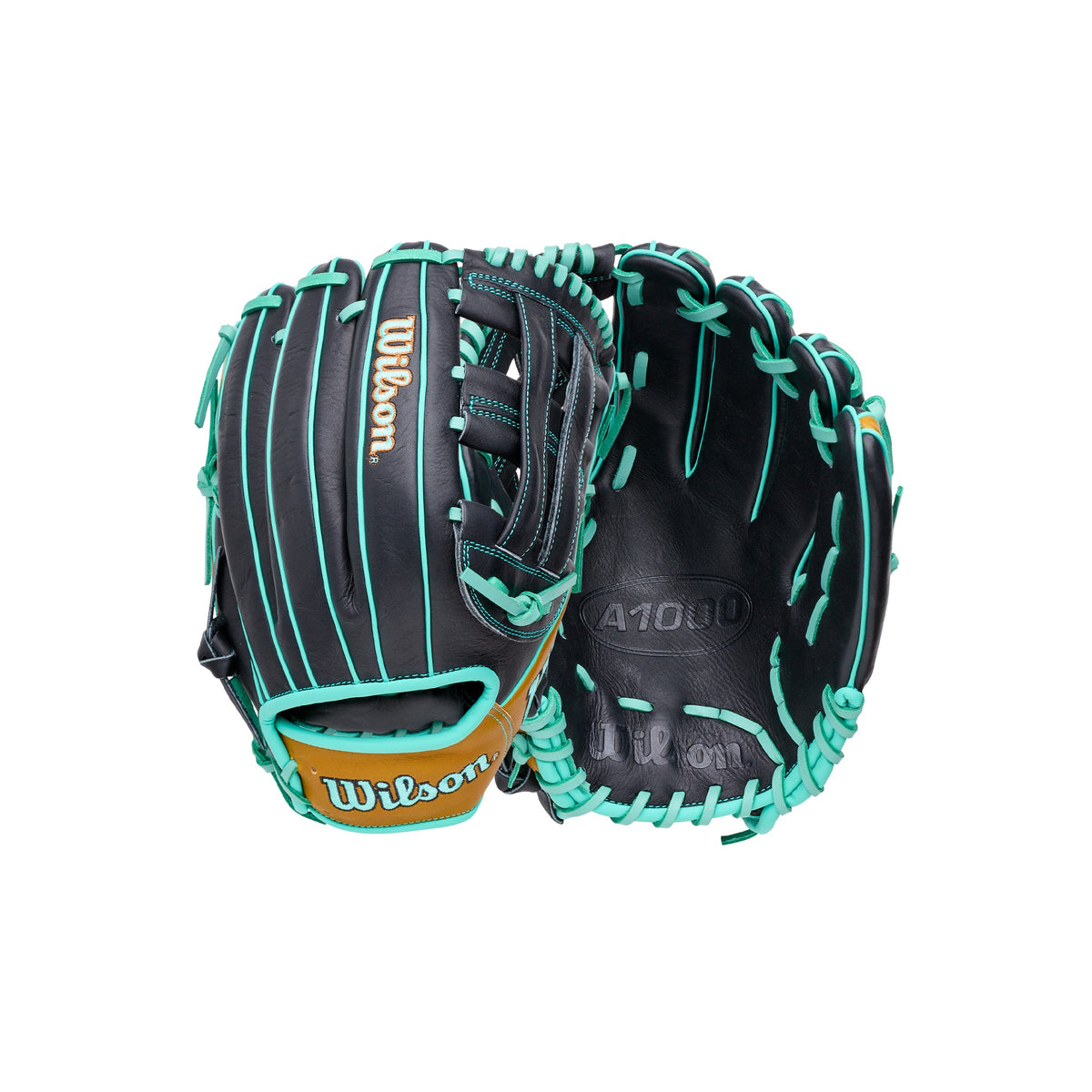 Wilson 2027 A1000 DW5 12.00" Infield Baseball Glove WBG02701RTDW5 - Black Tan