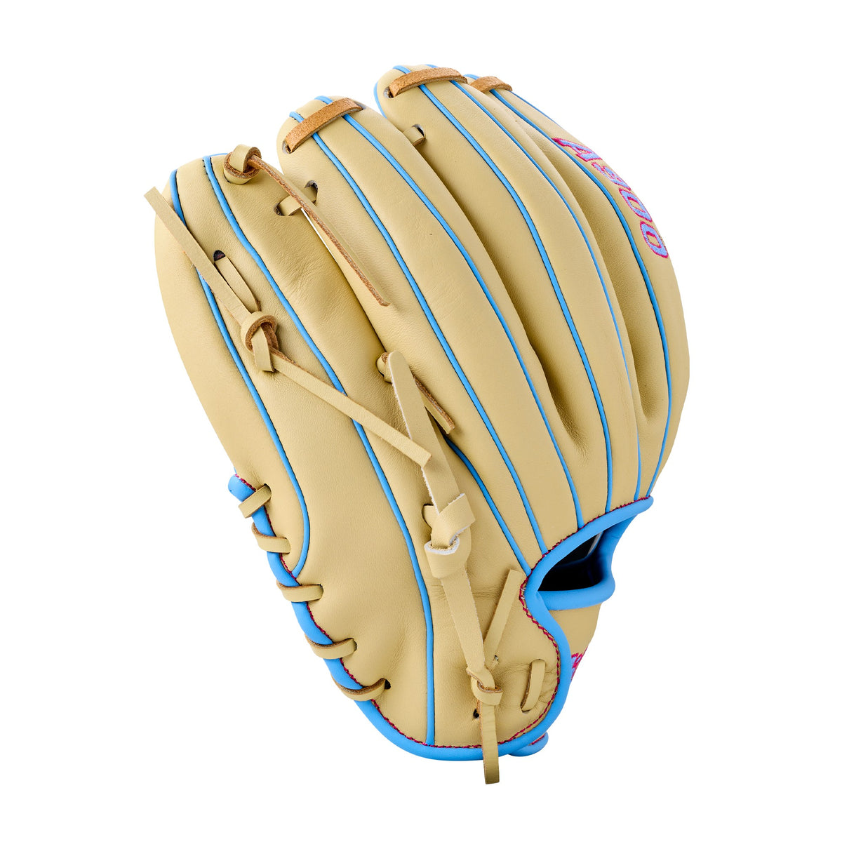 Wilson 2027 A900 11.50" Infield Baseball Glove WBG04002RT115 - Yellow Blue