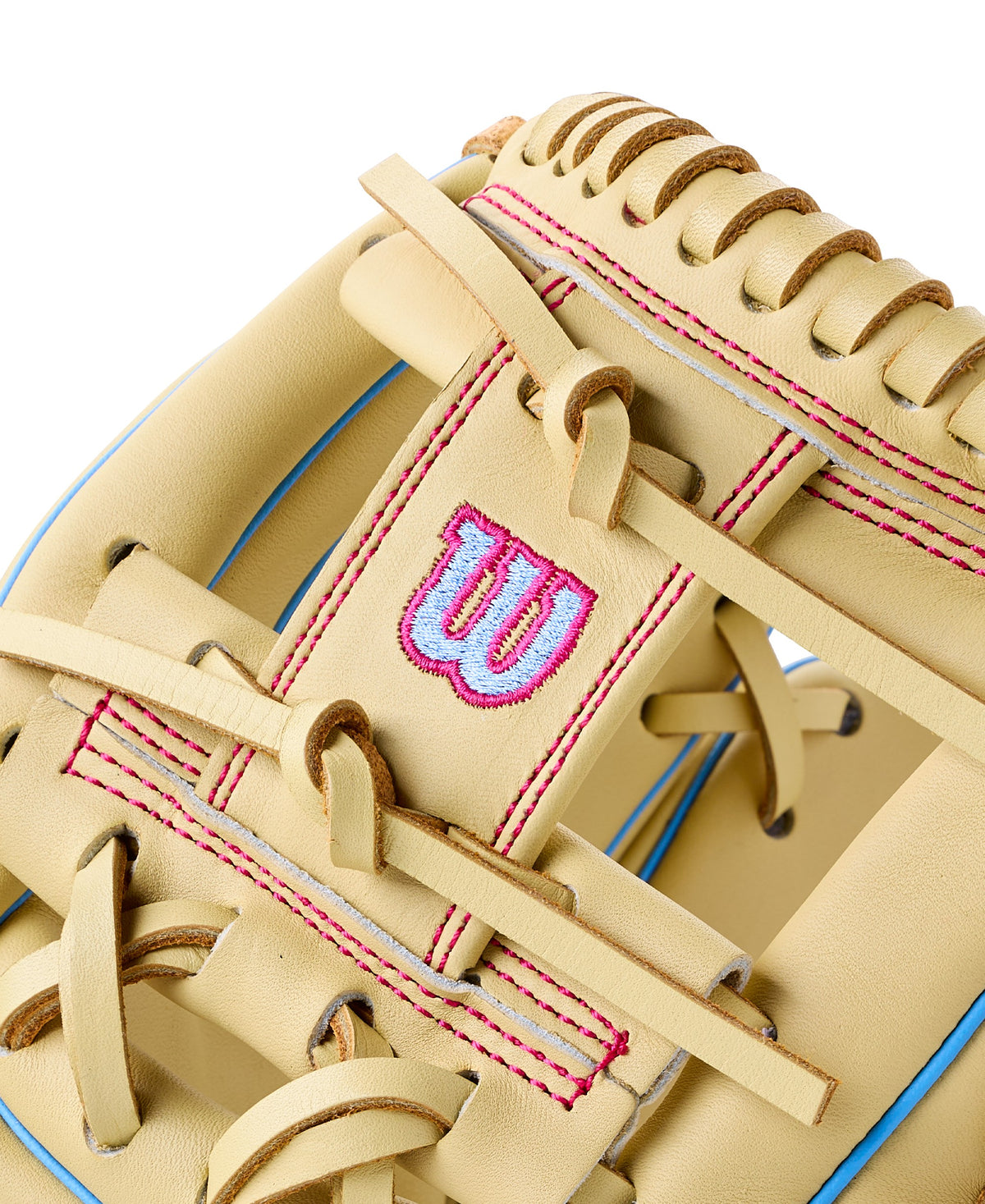 Wilson 2027 A900 11.50" Infield Baseball Glove WBG04002RT115 - Yellow Blue