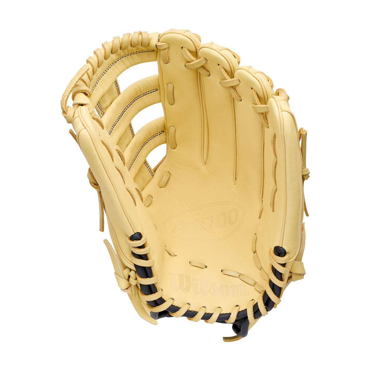 Wilson 2027 A1000 PF1892 12.25" Outfield Baseball Glove WBG05301RT1225 - Yellow Red