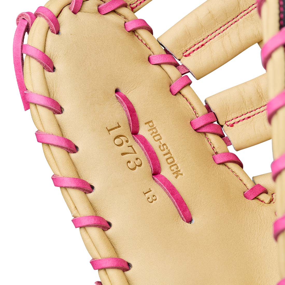 Wilson A2000 1673SS 13.00" 1st Base Mitt WBG06301RT13 - Blonde Black Flaming - HIT a Double - 7