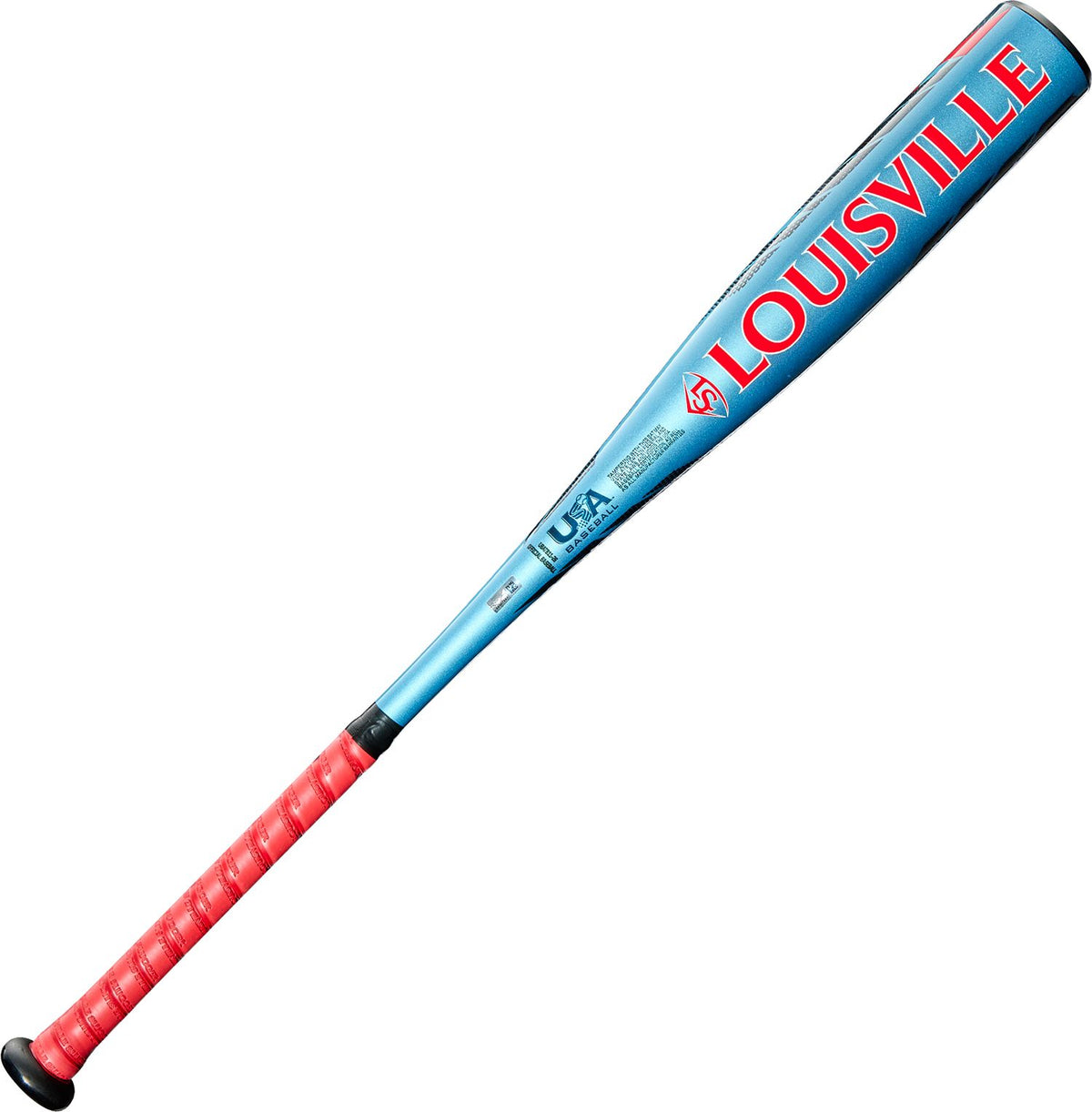 Louisville Slugger 2026 Atlas (-11) 2 5/8" USA Approved Bat WBL4129010 - Sky Blue Red Black - HIT a Double - 4