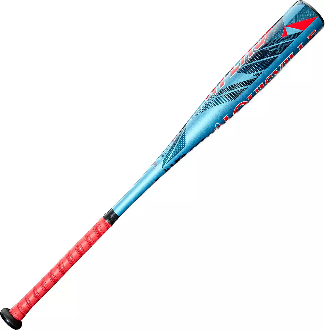 Louisville Slugger 2026 Atlas (-11) 2 5/8" USA Approved Bat WBL4129010 - Sky Blue Red Black - HIT a Double - 3