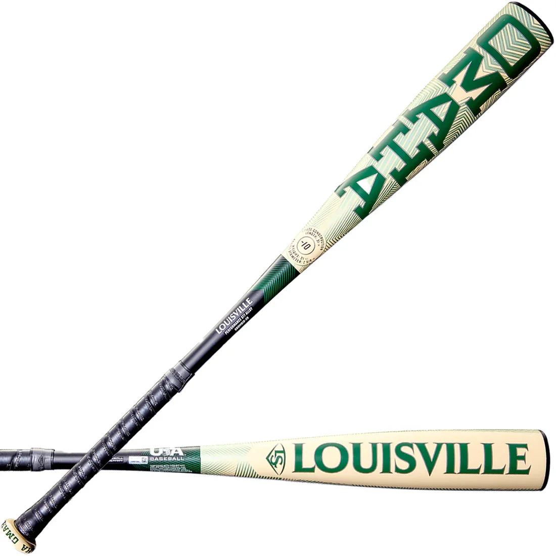 Louisville Slugger 2026 Omaha (-10) 2 5/8" USA Approved Bat WBL4130010 - Black Forest Ivory - HIT a Double - 1