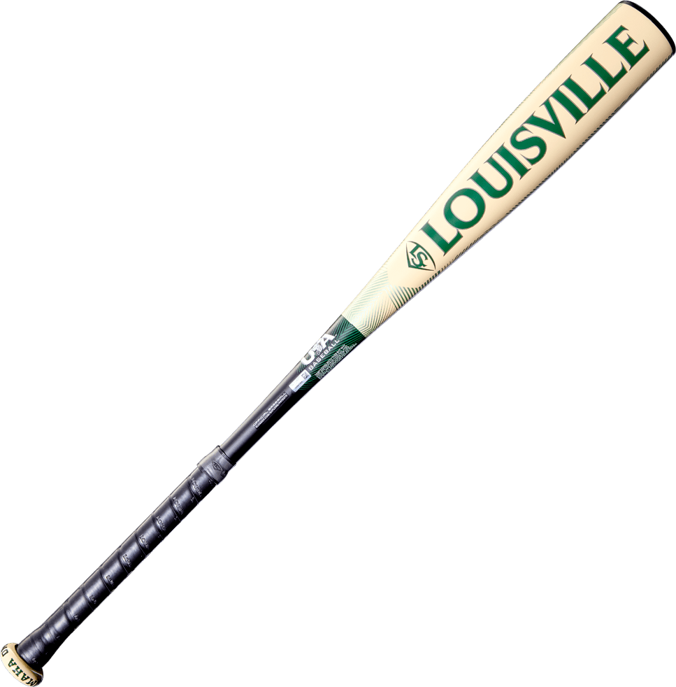 Louisville Slugger 2026 Omaha (-10) 2 5/8" USA Approved Bat WBL4130010 - Black Forest Ivory - HIT a Double - 3