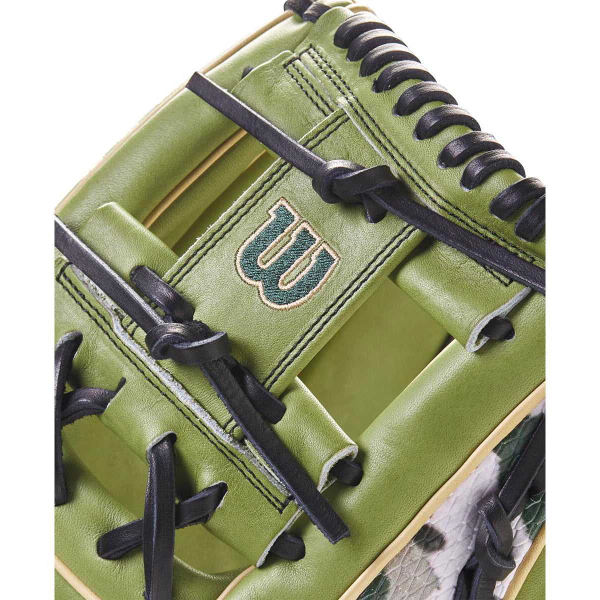Wilson A2000 1975 11.75&quot; Infield Glove Military Honor Nov 2023 GOTM WBW1016901175 - Olive - HIT a Double - 7