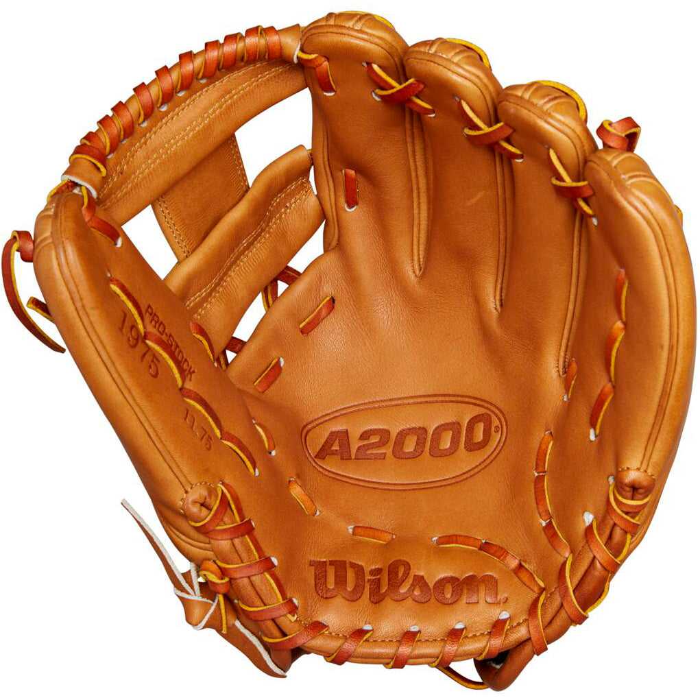 Wilson A2000 1975 11.75" Glove Day Series Infield Glove WBW1020761175 - Saddle Tan - HIT a Double