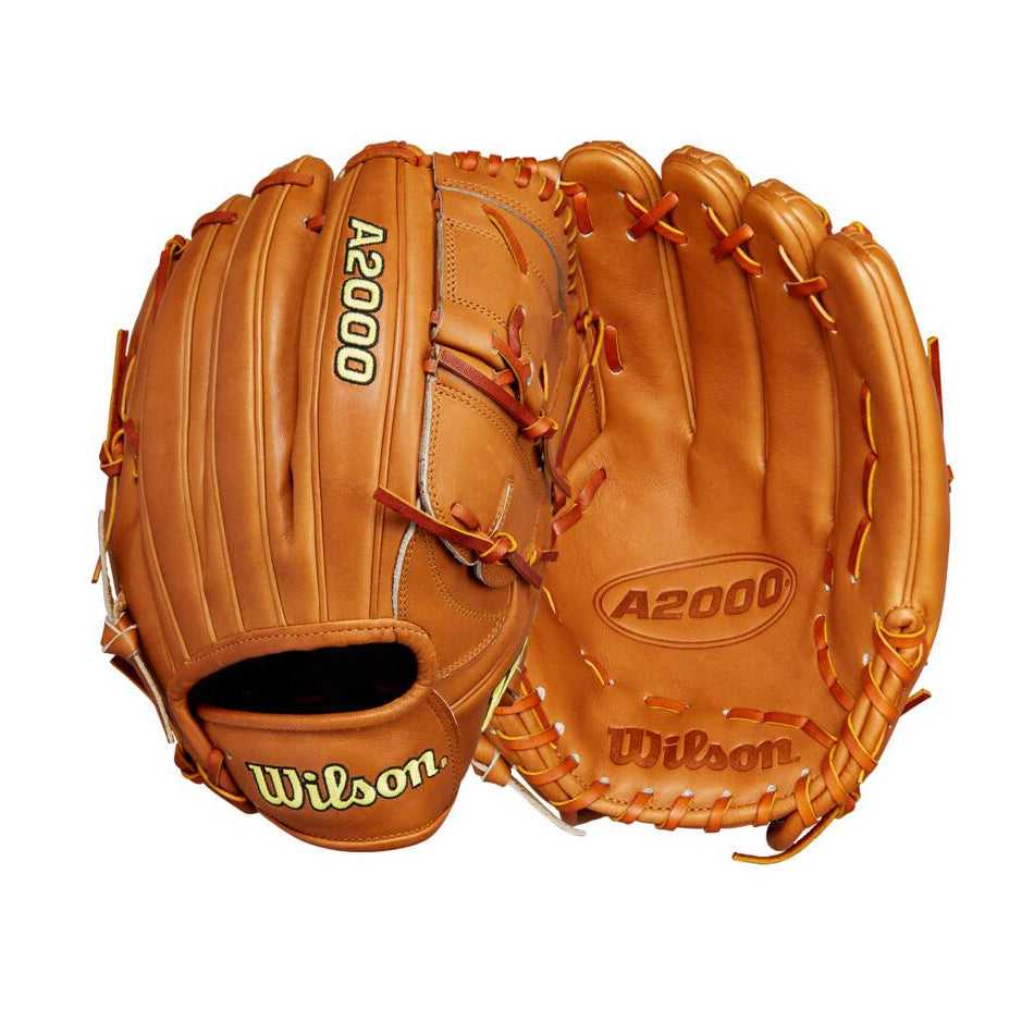 Wilson A2000 B2 12.00&quot; Glove Day Series Pitcher&#39;s Glove WBW10208212 - Saddle Tan - HIT a Double