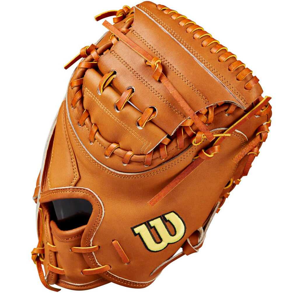 Wilson A2000 M23 33.50&quot; Glove Day Series Catcher&#39;s Mitt WBW102094335 - Saddle Tan - HIT a Double
