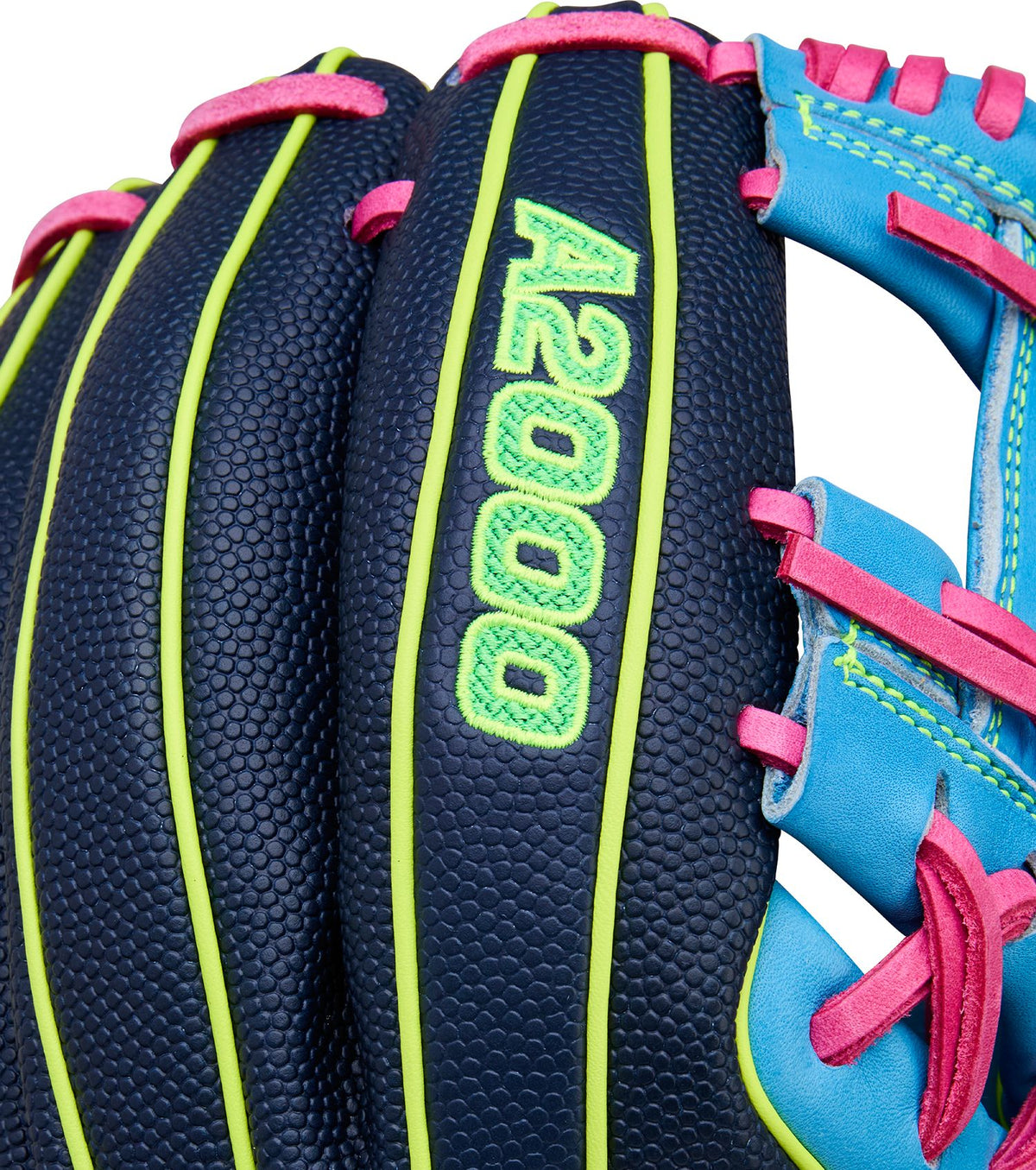 Wilson A2000 1786SS 11.5" Baseball Glove WBW103450 - Navy Sky Blue