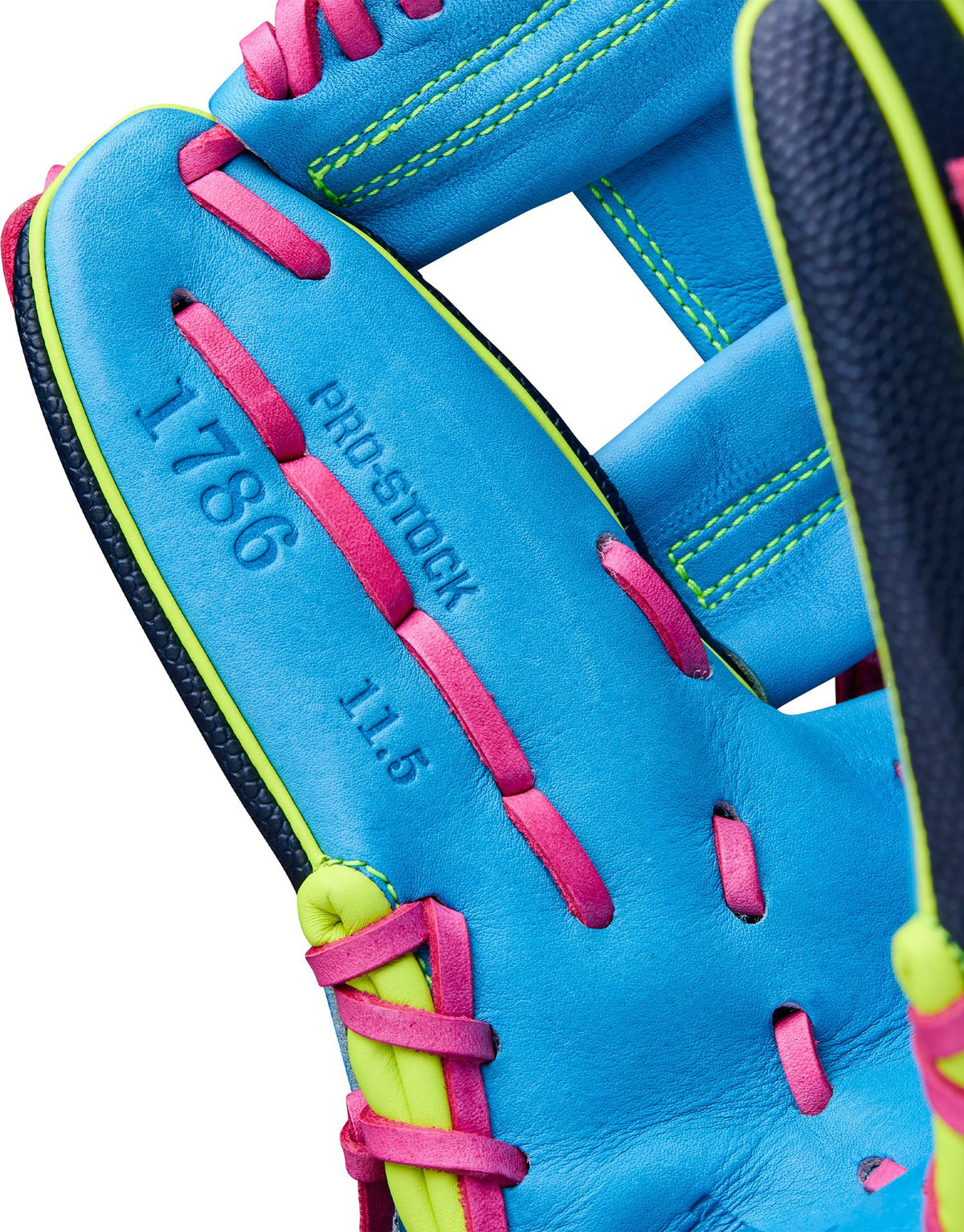 Wilson A2000 1786SS 11.5" Baseball Glove WBW103450 - Navy Sky Blue