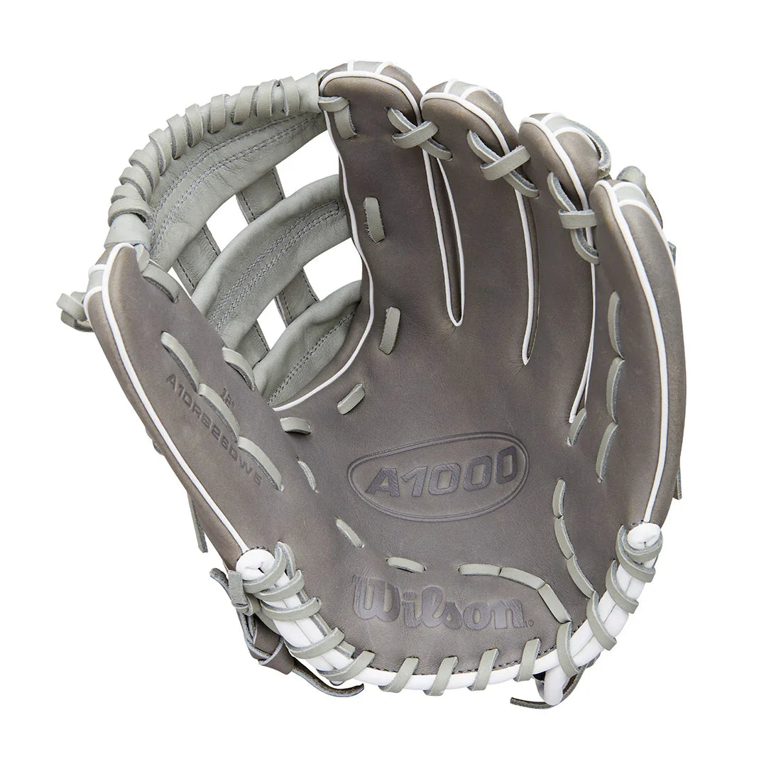 Wilson A1000 DW5 12.00" Infield Baseball Glove WBW10396012 - Steel Grey Grey Seafoam - HIT a Double - 1