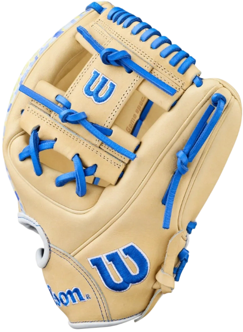 Wilson A2000 Bobby Witt Jr 11.75" Winter Collection Infield Glove WBW1040681175 - Blonde Royal Blue - HIT a Double - 3