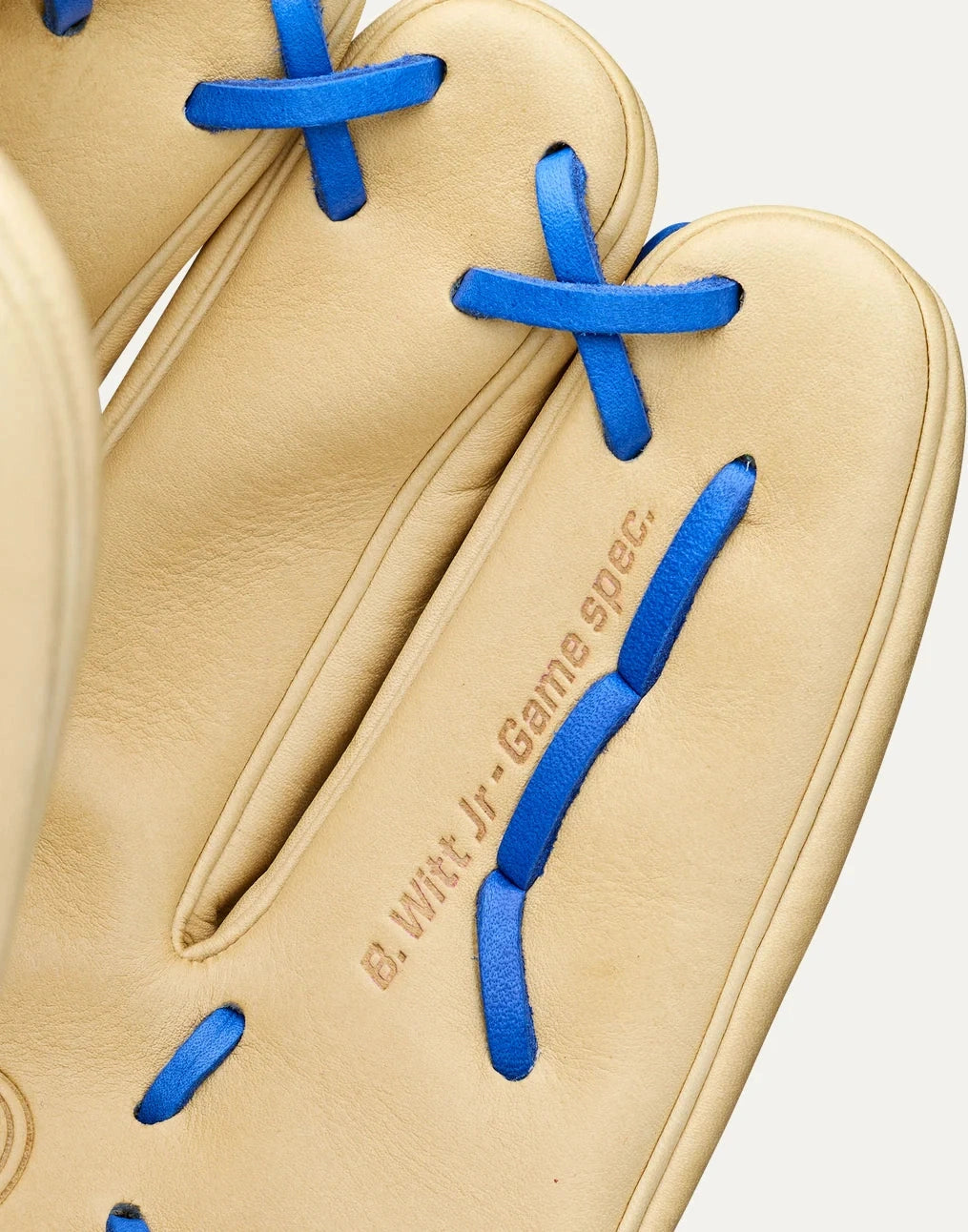 Wilson A2000 Bobby Witt Jr 11.75" Winter Collection Infield Glove WBW1040681175 - Blonde Royal Blue - HIT a Double - 7