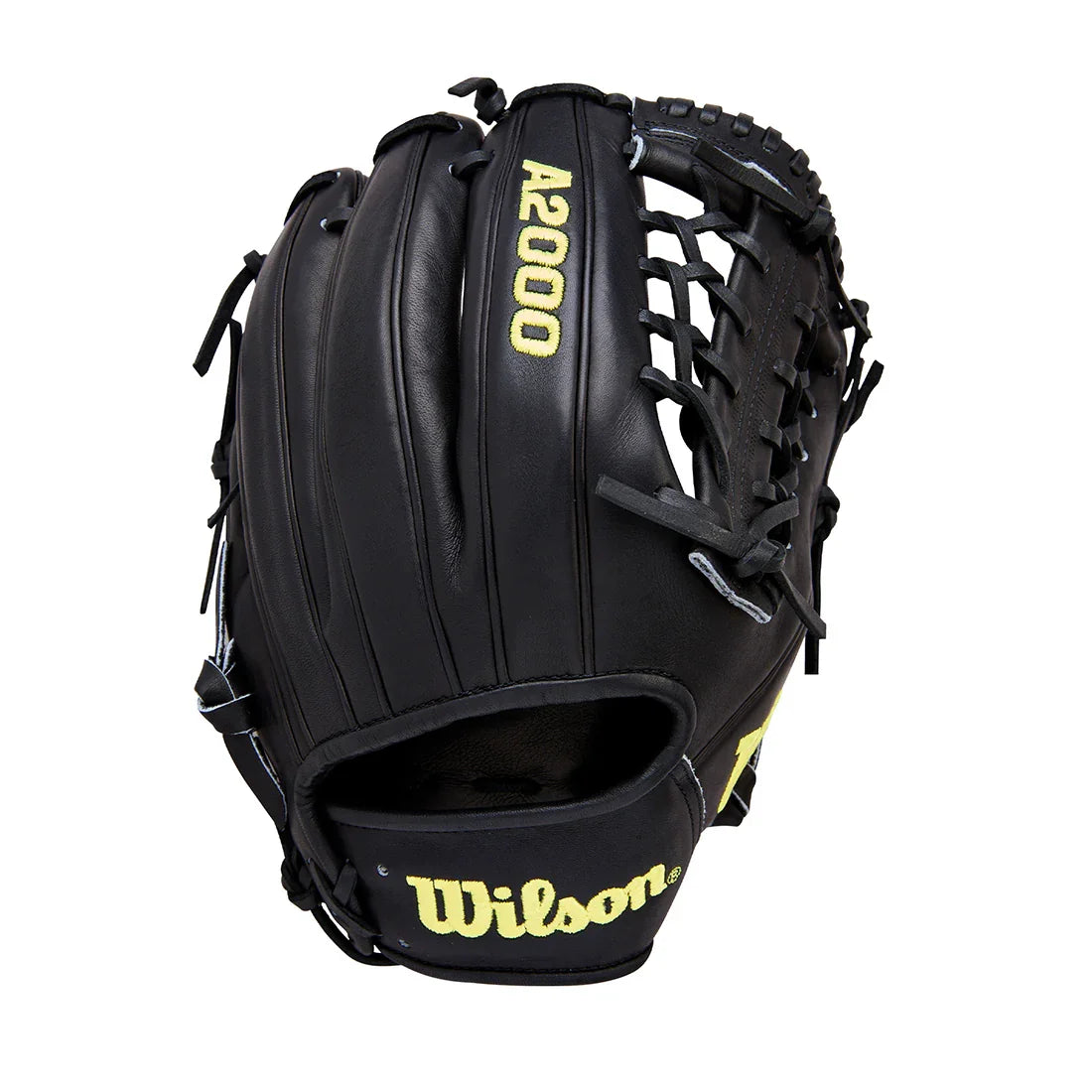 Wilson A2000 Classic Series 1789 11.50" Infield Baseball Glove WBW104106115 - Black Wilson Yellow - HIT a Double - 1