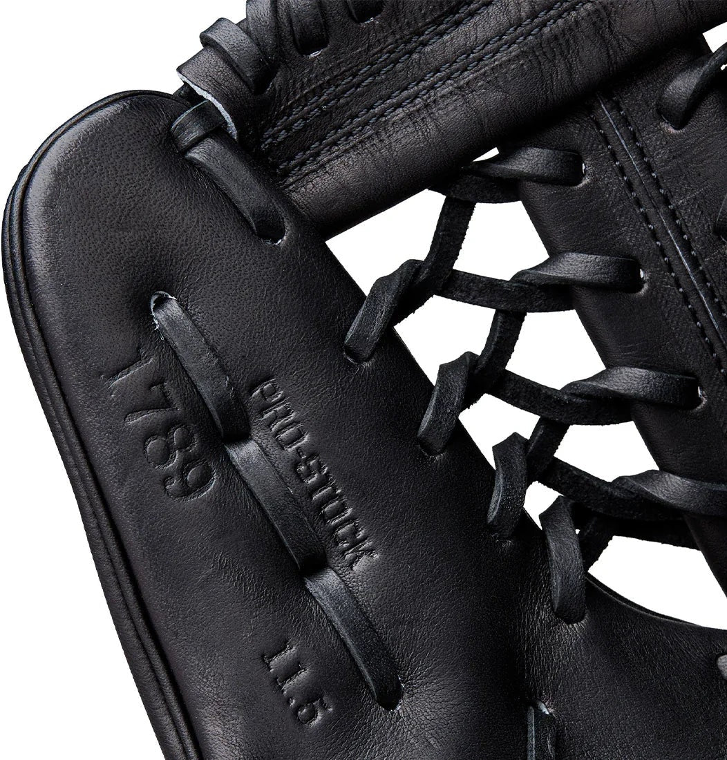 Wilson A2000 Classic Series 1789 11.50" Infield Baseball Glove WBW104106115 - Black Wilson Yellow - HIT a Double - 8