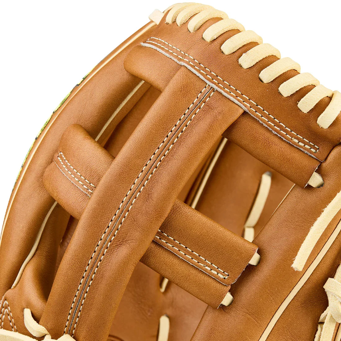 Wilson A2000 Classic Series EL3 11.75" Infield Baseball Glove WBW1041151175 - Saddle Tan Blonde Wilson Yellow - HIT a Double - 6
