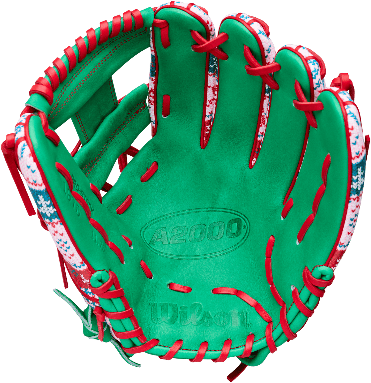 Wilson A2000 1975 11.75" Infield Glove Dec 2025 GOTM WBW1042211175 - Red White