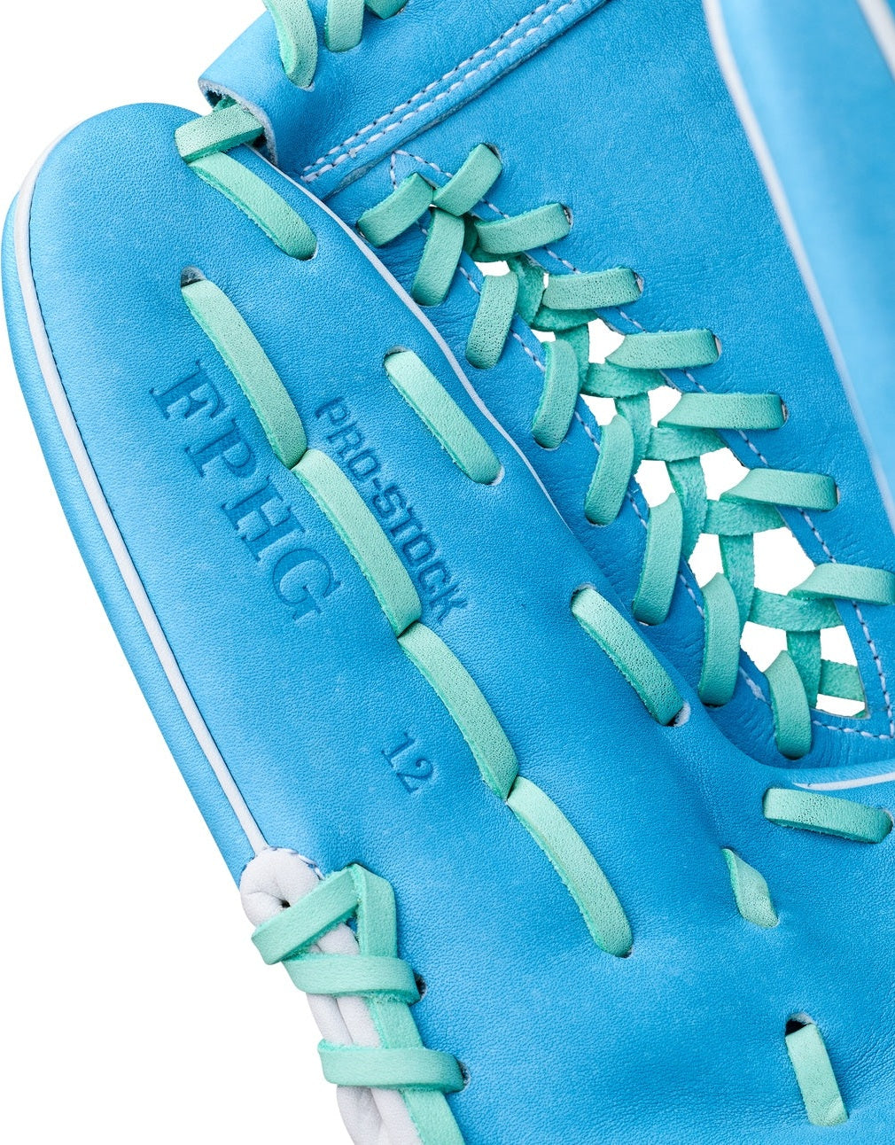 Wilson A2000 Spring Series FPHG 12” Fastpitch Pitcher’s Glove WBW10423512 - Sky Blue Seafoam - HIT a double - 8