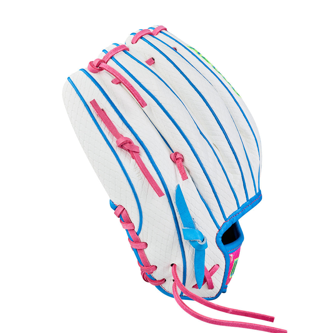 Wilson A2000 Love The Moment FP H12 12.00" Fastpitch Softball Glove WBW10483612 - Blue White Pink - HITa Double - 4