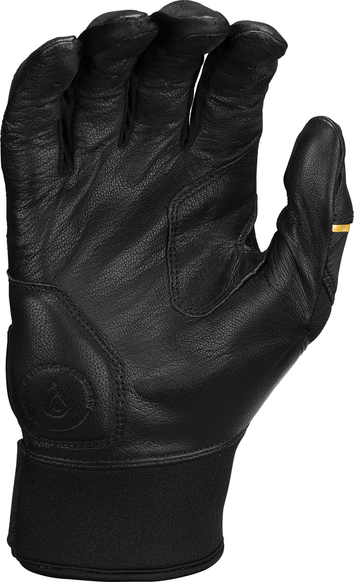 Rawlings Adult Workhorse Baseball Batting Gloves - Black Gold - HITaDouble - 4